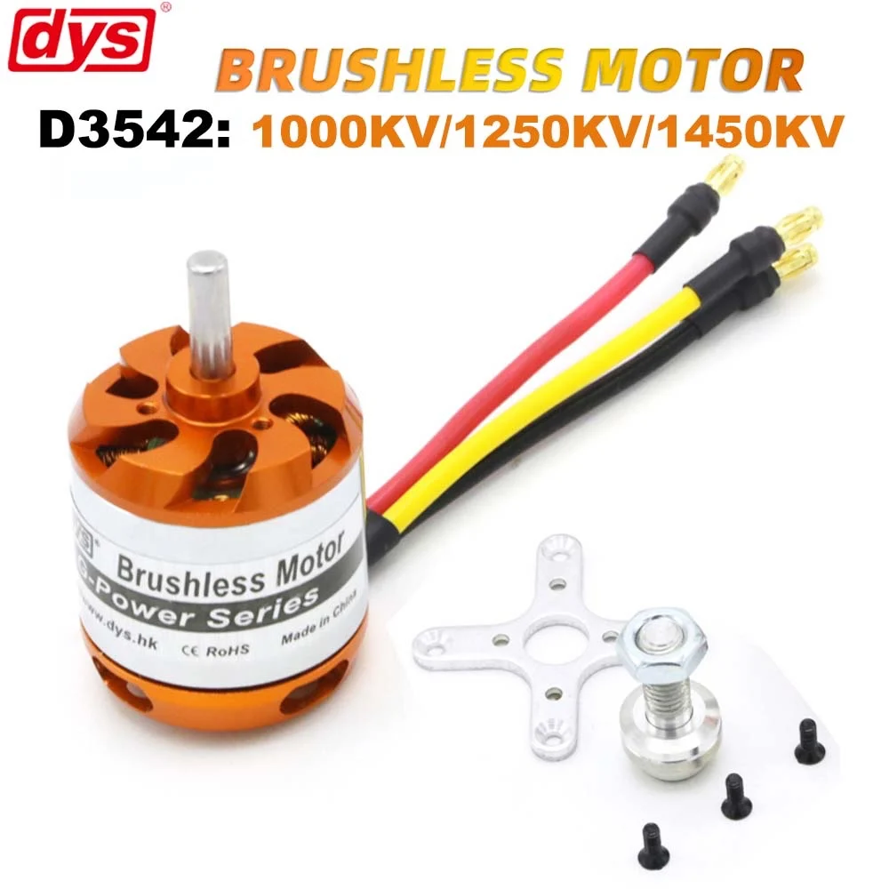 Dys Brushless Motor D3542 3542 1450kv 1250kv 1000kv Multicopter