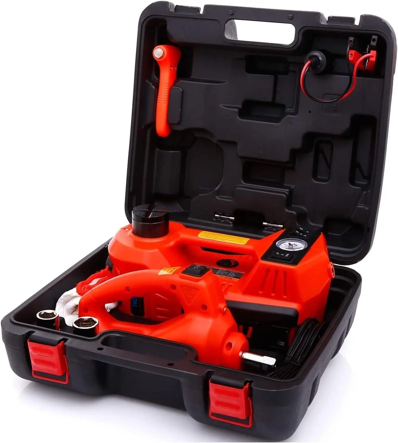 5 Ton Hydraulic Trolley Floor Jack Car Jack Kit 5Ton DC 12V Electric Hydraulic Car Jack Lift