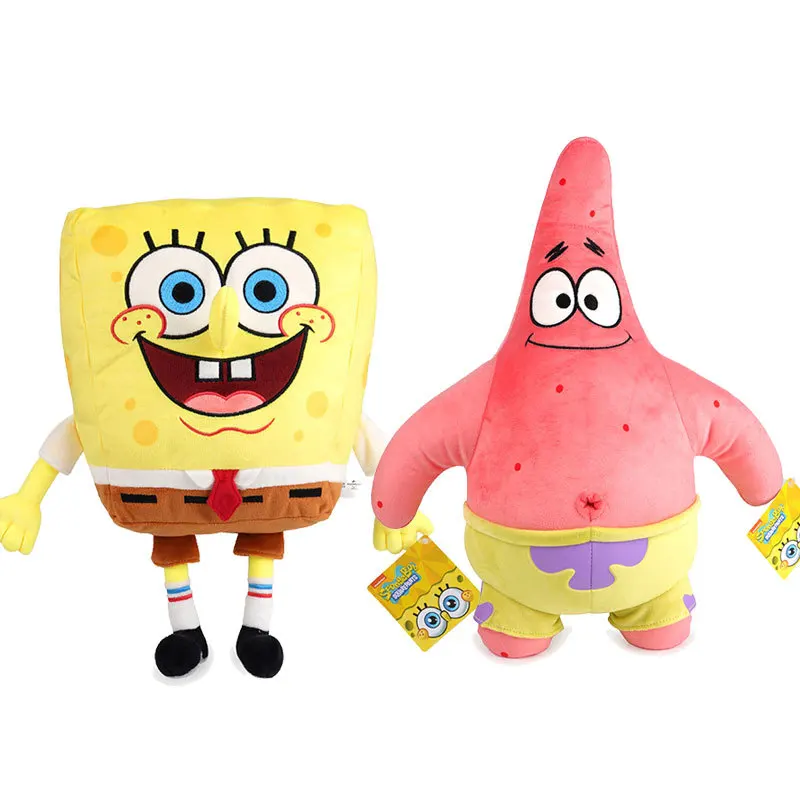 Spugna Genuina Di Alta Qualità Lumaca Seastar Patrick Star Bob Sicurezza Polpo Peluche Bambole Di Peluche Regalo Di Natale Per Bambini