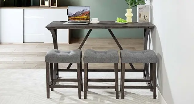 4 Piece Bar Table Set