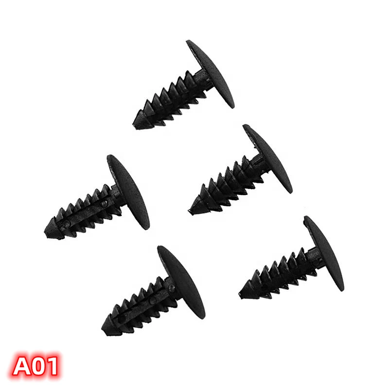 

100Pcs Bumper Retainer Clips Car Plastic Rivets Fasteners Push Retainer 5mm A01