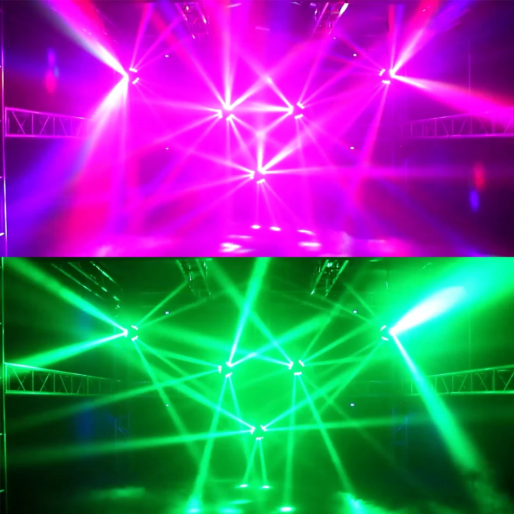 Shehds-ミニLEDムービングヘッドビームライト、スパイダーライト、rgbw 