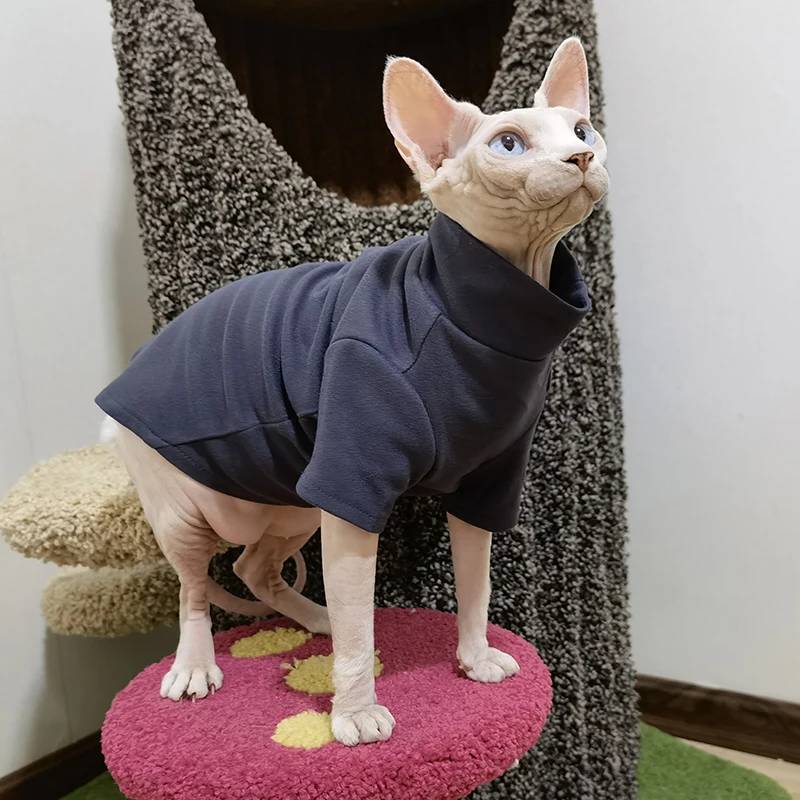 Pet Clothes Dog Cat Bottoming Shirt Winter Warm French Bulldog Sphinx Hairless