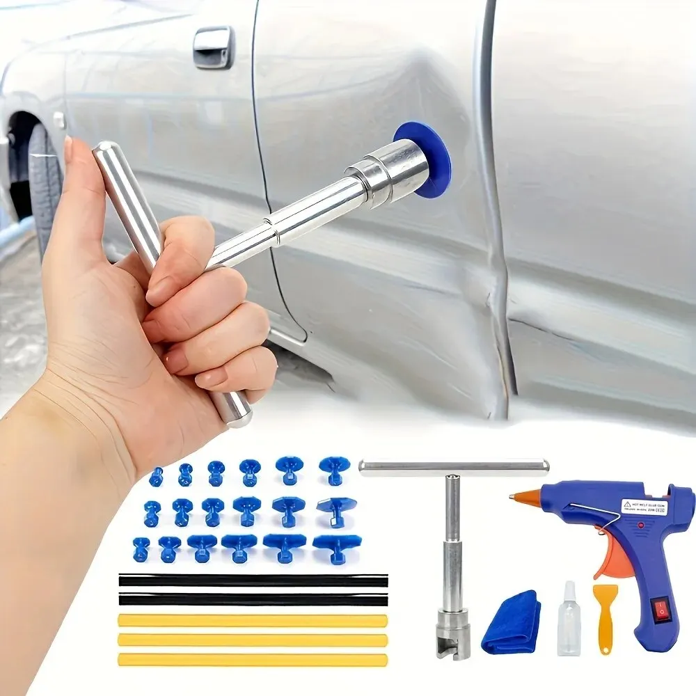 Ventosa para reparación de abolladuras de coche, extractor de abolladuras de coche, 2 piezas, para reparación de abolladuras de coche, vidrio, azule | Leroy Merlin