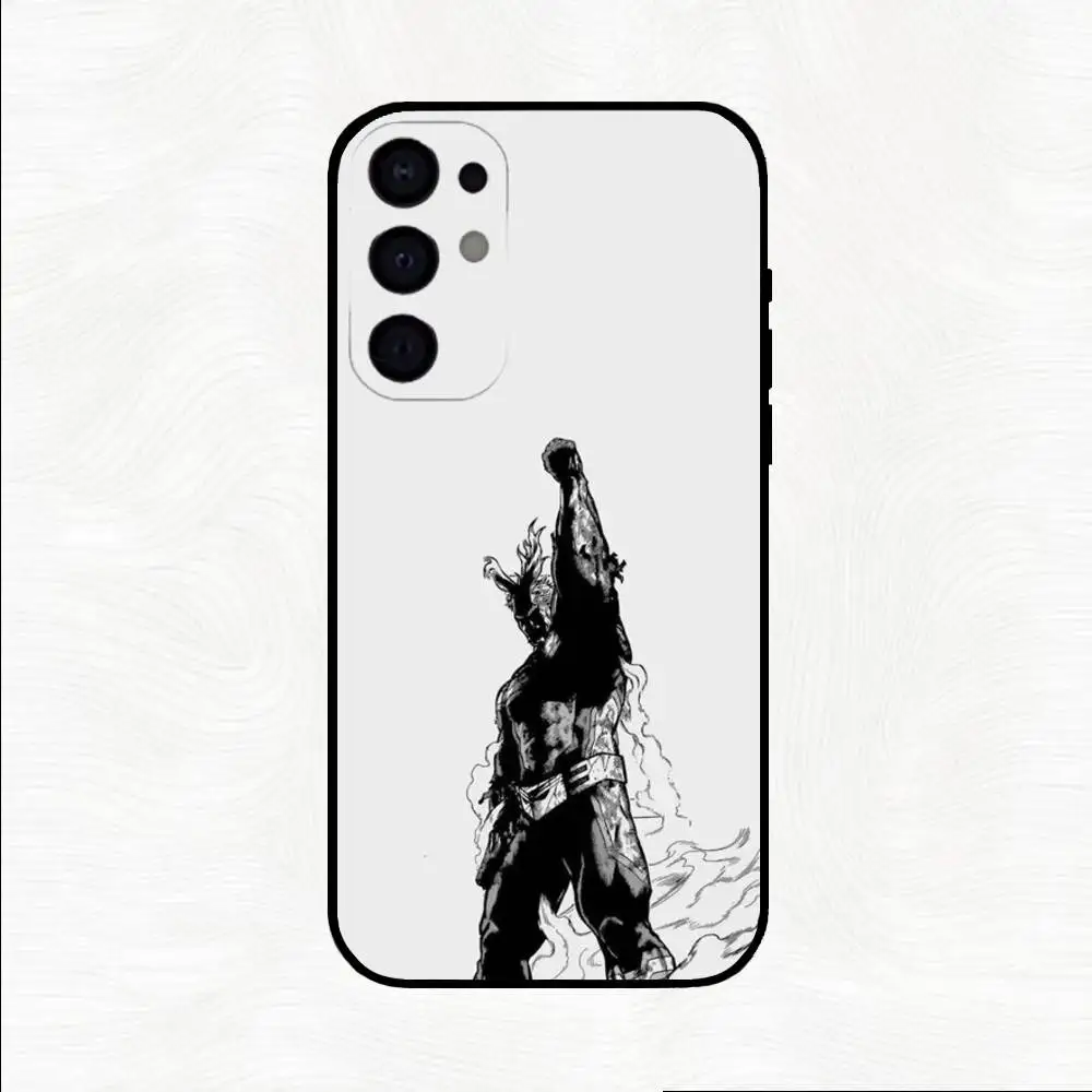 All Might MHA Themed Black Phone Case