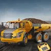 Large RC Truck Boy Toys 1:20 Double Rc Dumper Cars Trucks Remote Wireless Car Tractor Articulated Dump Engineering Car Toys Gift 1