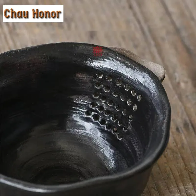 180ml Japanese Handmade Coarse Filter Tea Pitcher Tea Divider Cha Hai Brewing Green Tea Justice Cup Coffee Teaset Accessories