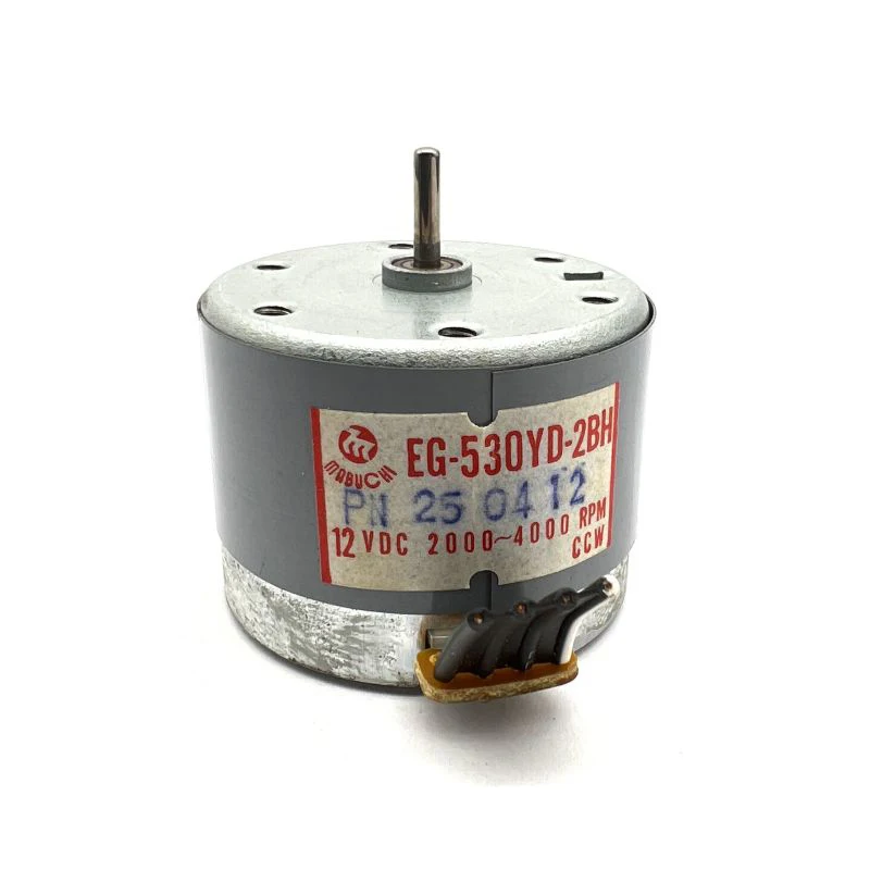 Cassette tape belts cassette tape player recorder tape drive accessories EG-530YD-2BH Metal 530 Double Speed Reverse Motor CCW 12VDC 2000-4000RPM For Audio Cassette Tape Deck Recorder Motor Accessories