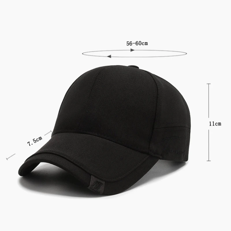 New Custom Logo Men Casual Plain Baseball Caps Outdoor Women Adjustable Snapback Dad Hat Hip Hop for Men Sun Visor Peaked Cap 3