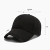 New Custom Logo Men Casual Plain Baseball Caps Outdoor Women Adjustable Snapback Dad Hat Hip Hop for Men Sun Visor Peaked Cap 3