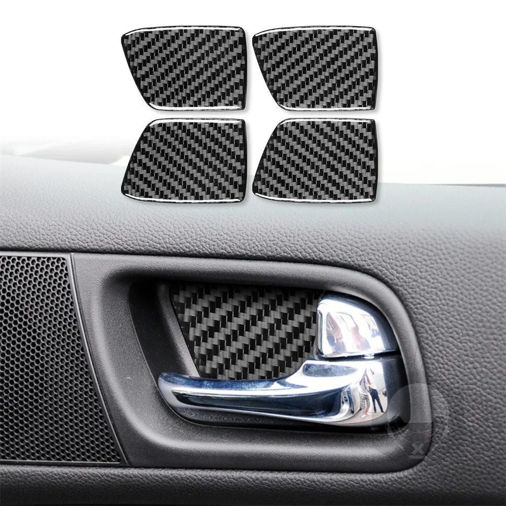 

4pcs Suitable For Infiniti G3707-13 Door Bowl Carbon Fiber Decorative Stickers Exquisite Workmanship Easy To Use Practical