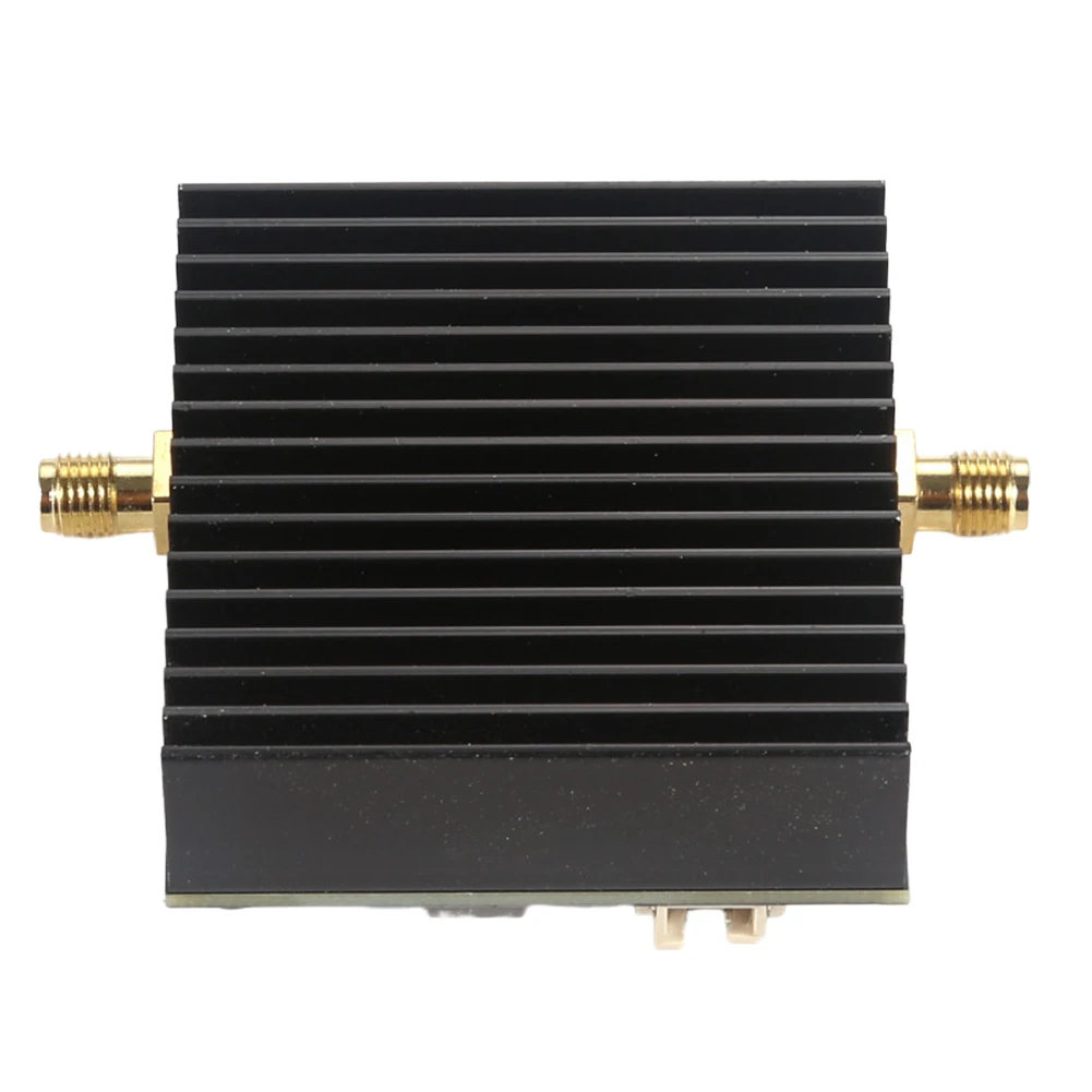 HF VHF UHF RF Power Amplifier DC15-30V 0.5-800MHz 36dB Gain 15W 0.5-800MHz VHF UHF Power Amplifier for Ham Radio ﻿