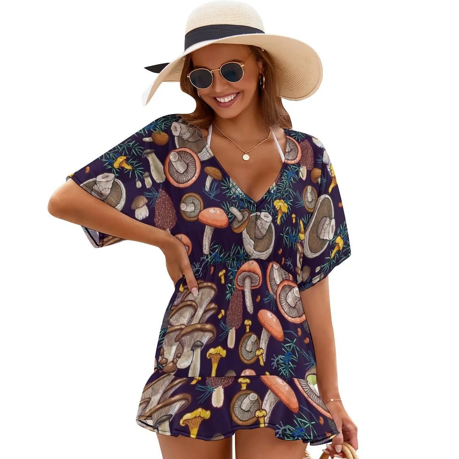 

Dark dream forest Cover Ups women's dresses luxury Women long dress women's summer dress 2024 Women's summer dress