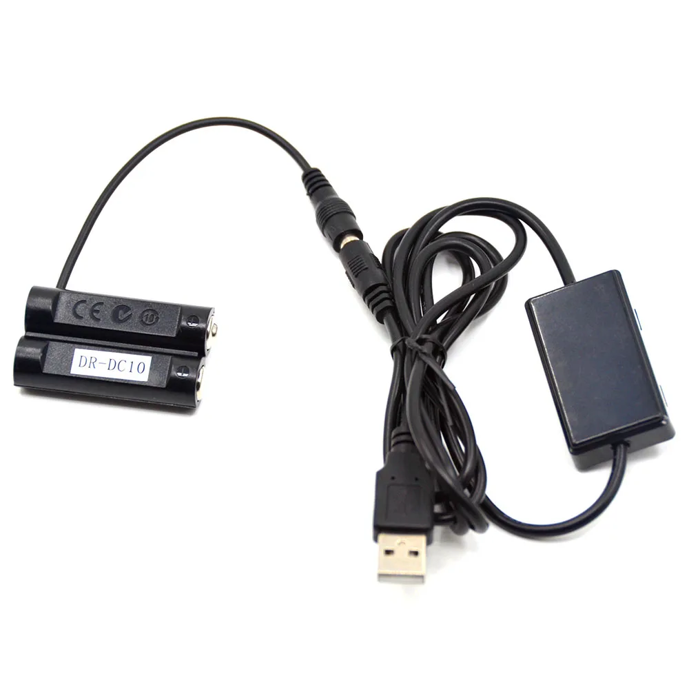 3.1V-3.3V USB Power Cable CA-PS800 ACK-800+DR-DC10 DC Coupler AA Dummy Battery For Canon SX150 IS SX160 IS A1300 A1400 A800 A810