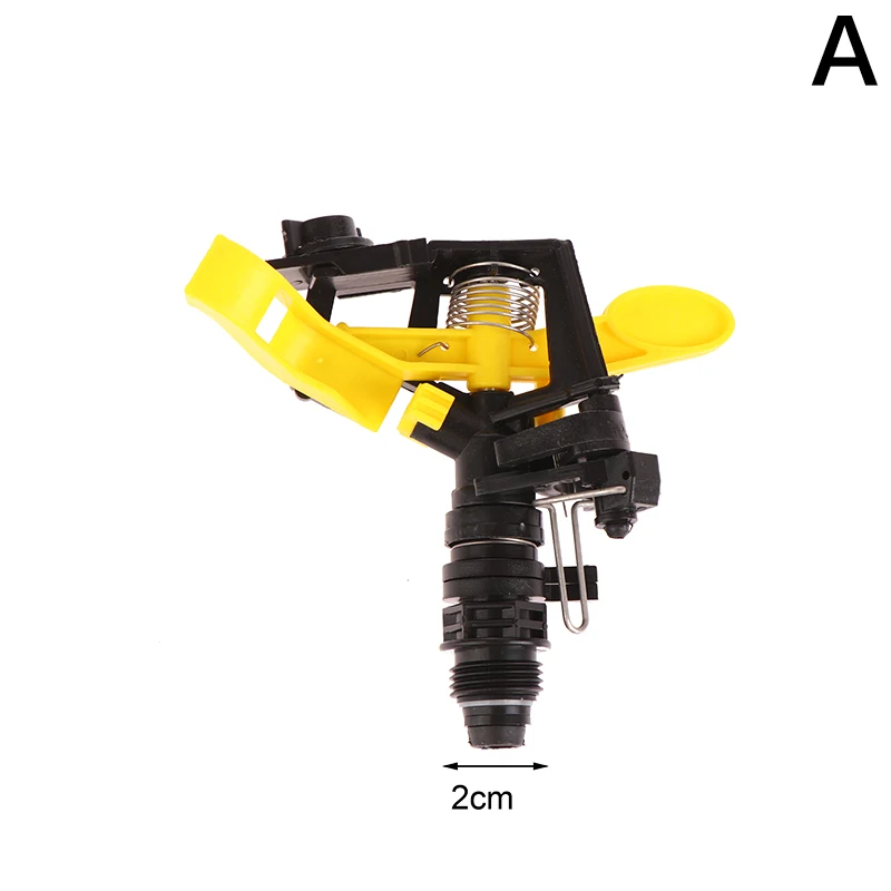 1Piece 1/2" 3/4" Male Thread 360 Degree Rotatable Garden Sprinkler Rocker Nozzles For Garden Farm Drip Irrigation