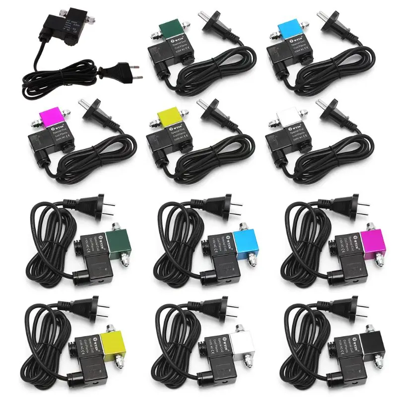 

220V EU Plug 50Hz CO2 Aquarium System Solenoid for Valve Regulator 85WC