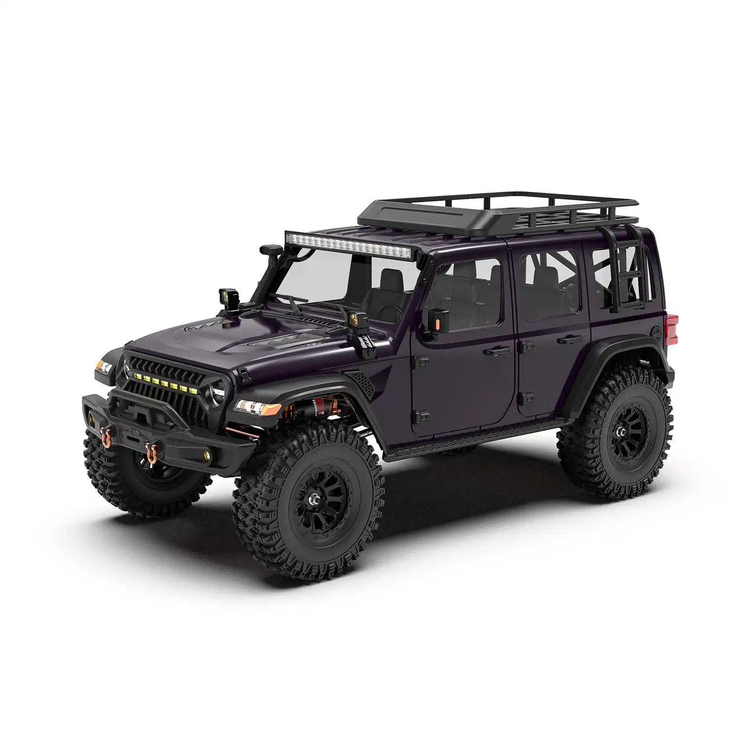 Voiture RC 4x4 Tout Terrain 1/10 Échelle 2.4GHz 4WD Buggy Électrique