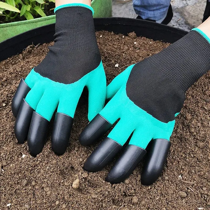 Garden Gloves With Claws - Dig, Plant, Weed & Seed