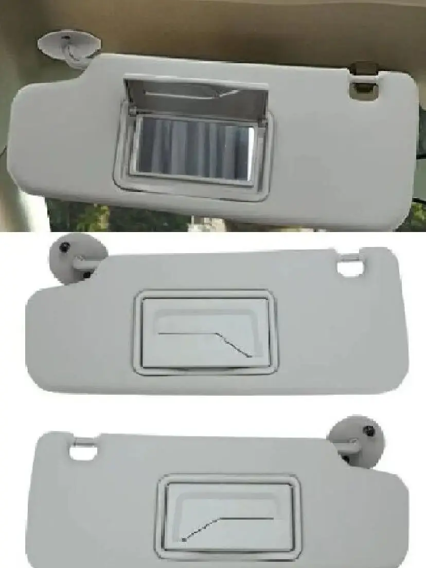 For Chevrolet Aveo Spark / Sonic / Cruze Interior Sunvisor With Mirror Front visor assembly For Daewoo Matiz Car accessories