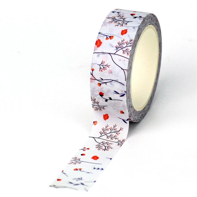 2023 NEW 1PC 10M Decorative Brown Floral Neutral Leaves Washi Tape for  Planner Adhesive Masking Tape Cute Stationery - AliExpress