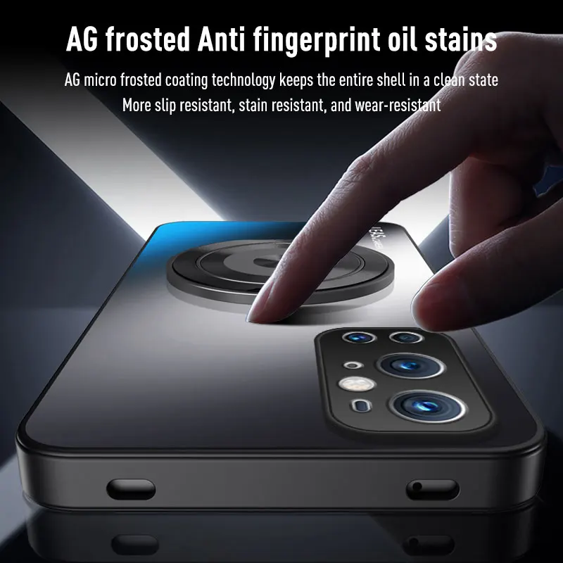 Magnetic Ring Stand Back Phone Case with Magsafe Ring Protection