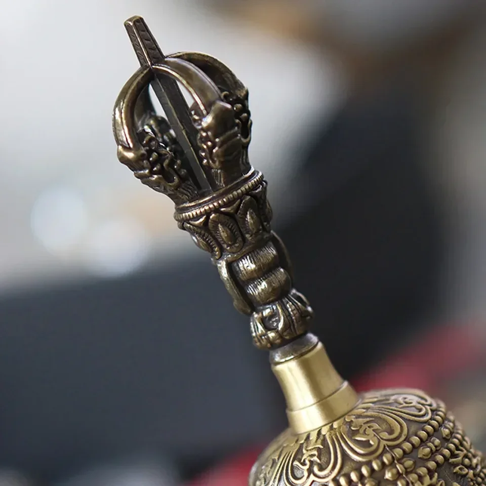 ZQION Golden Phantom Chop Bell - Professional Magic Trick Prop For Magicians