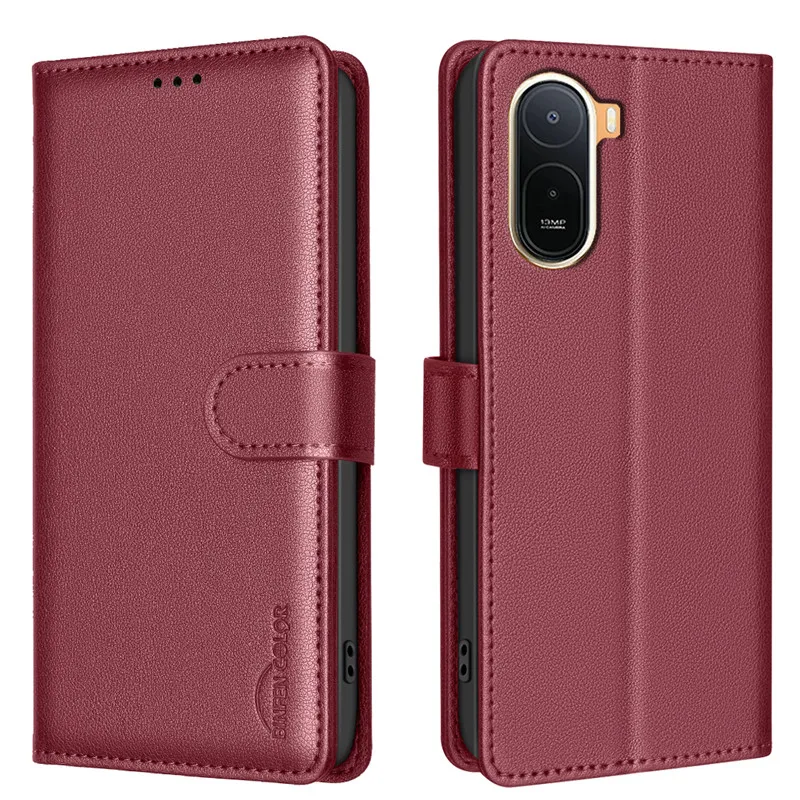 Elegant Leather Wallet Phone Case with Card Slot