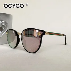 OCYCO Luxury Vintage Cat Eye Sunglasses for Women - Fashionable Classic Square Shades (Pink)