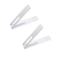 Silver 2Pcs