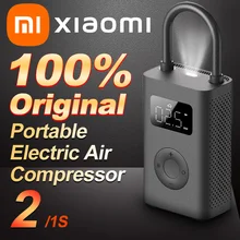Compressore Aria Portatile Xiaomi 2, 150 PSI, Ricarica Rapida, 6 Modalità, Display E LED, Per Auto, Bici E Palloni