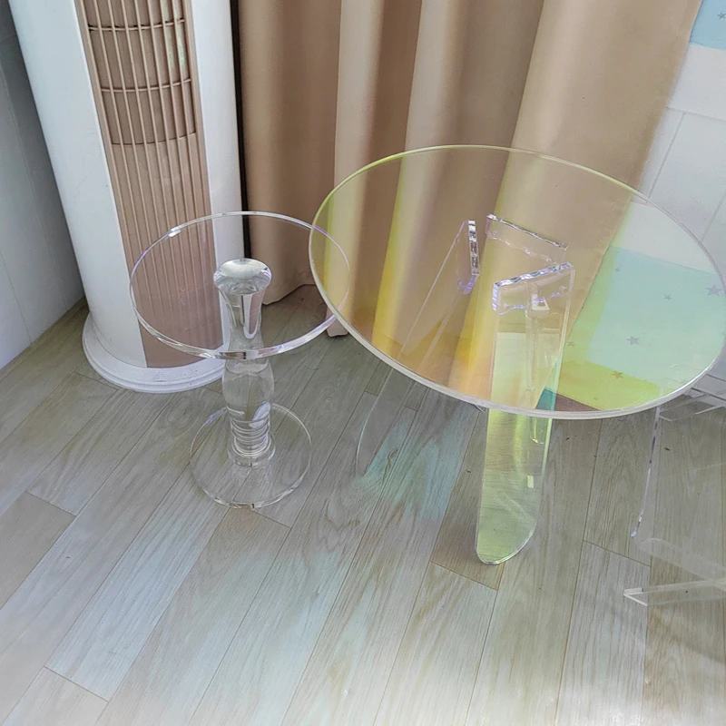 

Acrylic solid round table