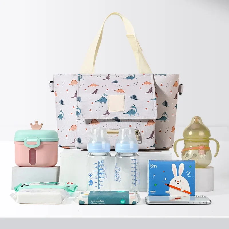 Fashionable Mummy Bag Baby Diaper Bag Stroller Accessories Universal Stroller Organizer Bags Bottle Holder Baby Pram Storage Bag