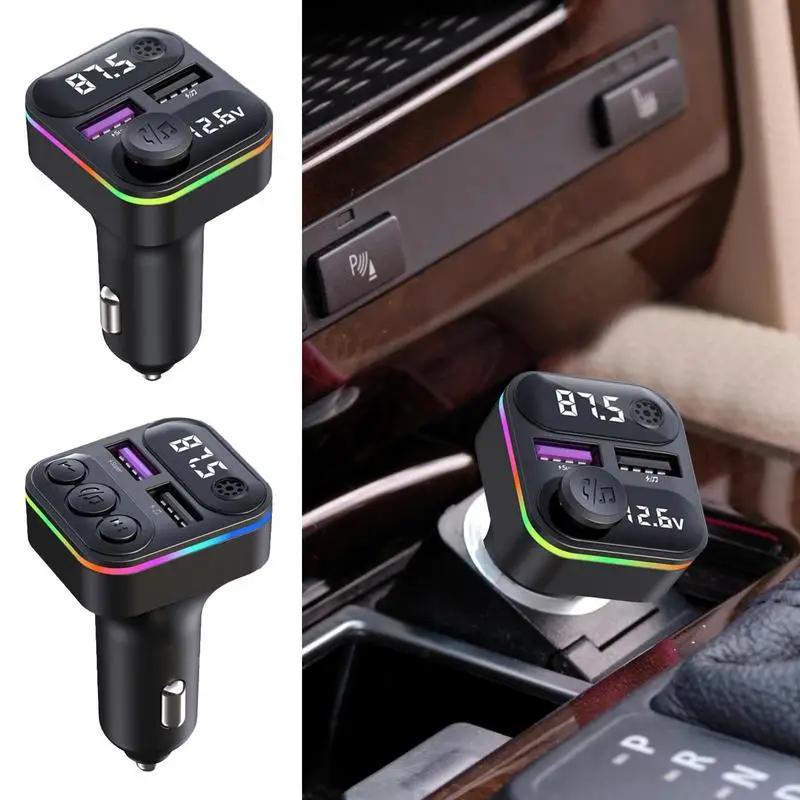 

Wireless Transmitter For Car Bluetooths FM Transmitter Music Player Handsfree Wireless Radio Transmitter Car Audio Adapters