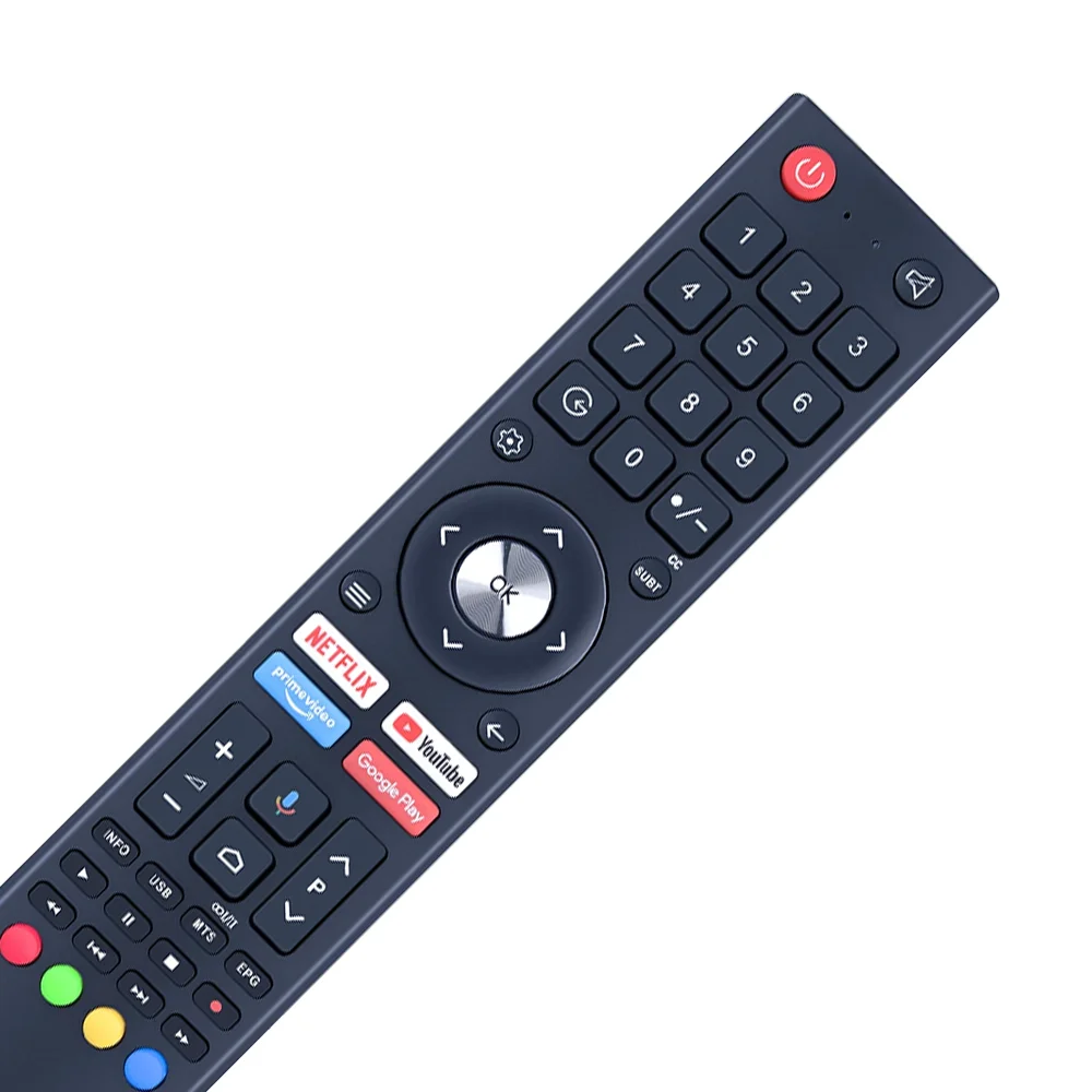 RM-C3362 RM-C3367 RM-C3407 JVC 스마트 HDTV 안드로이드 TV LT-32N3115A LT-40N5115A LT-50N7115A용 음성 리모컨