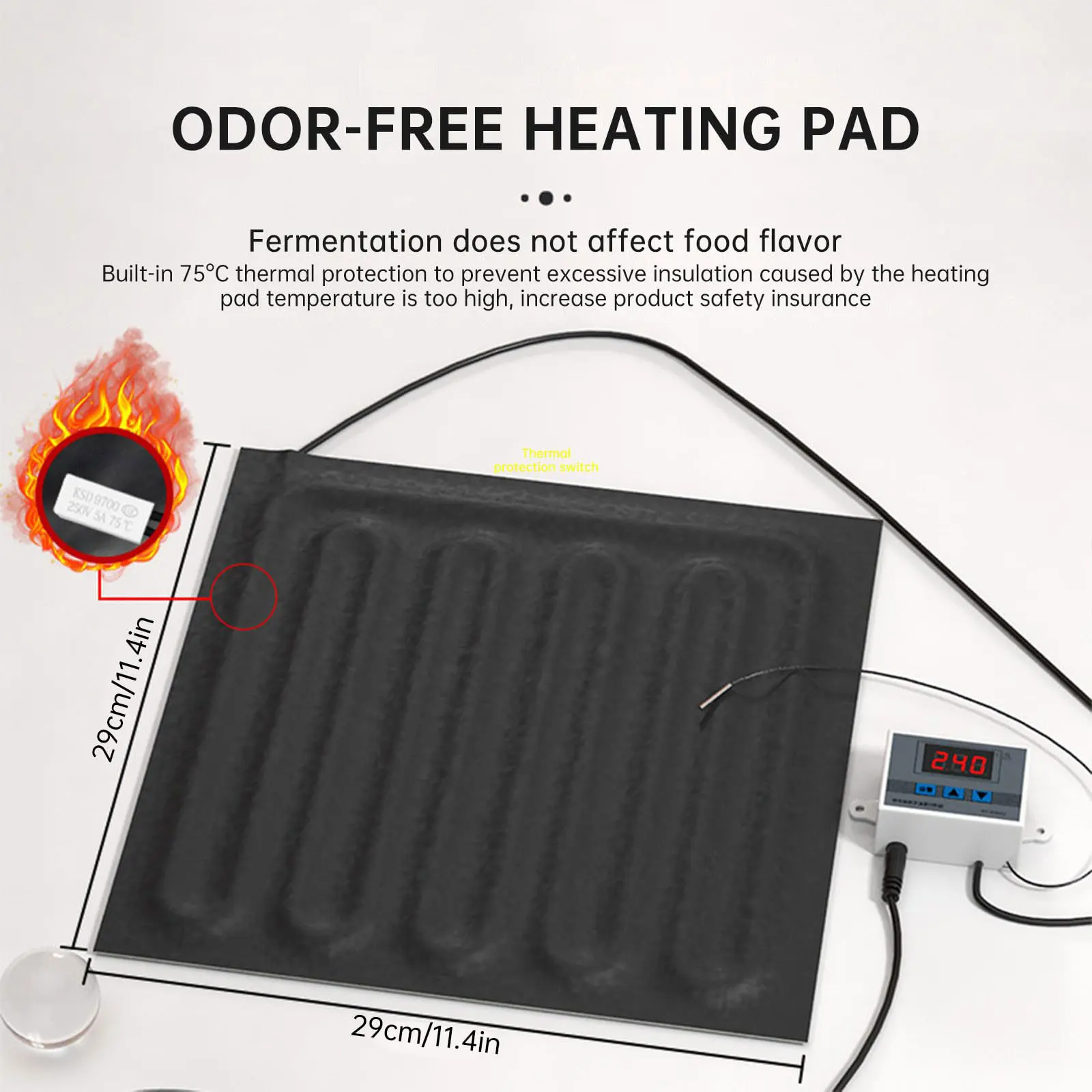 Bread Baking Tools Dough Proofer with Precise Temperature Control Proofing Box for Baking Bread Making