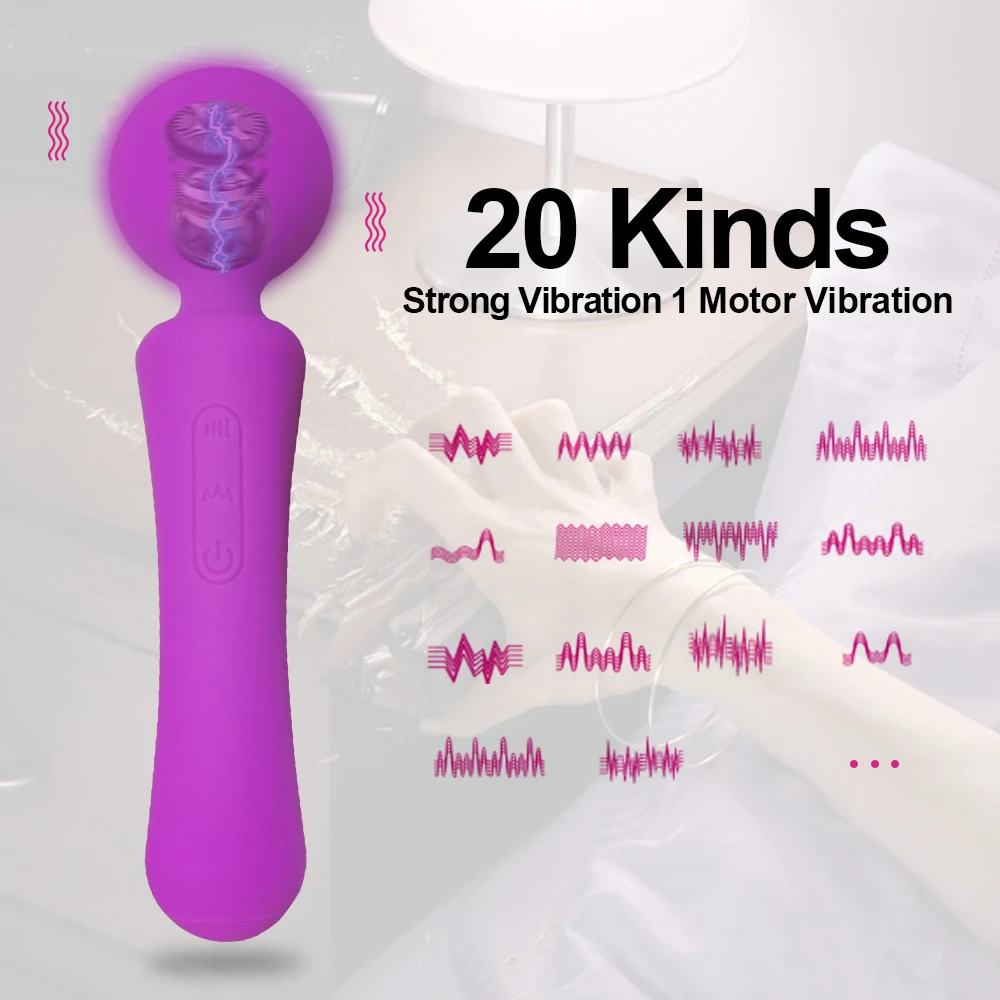 Magic Wand Vibrator Powerful G-spot Massager For Adults_voghion.com