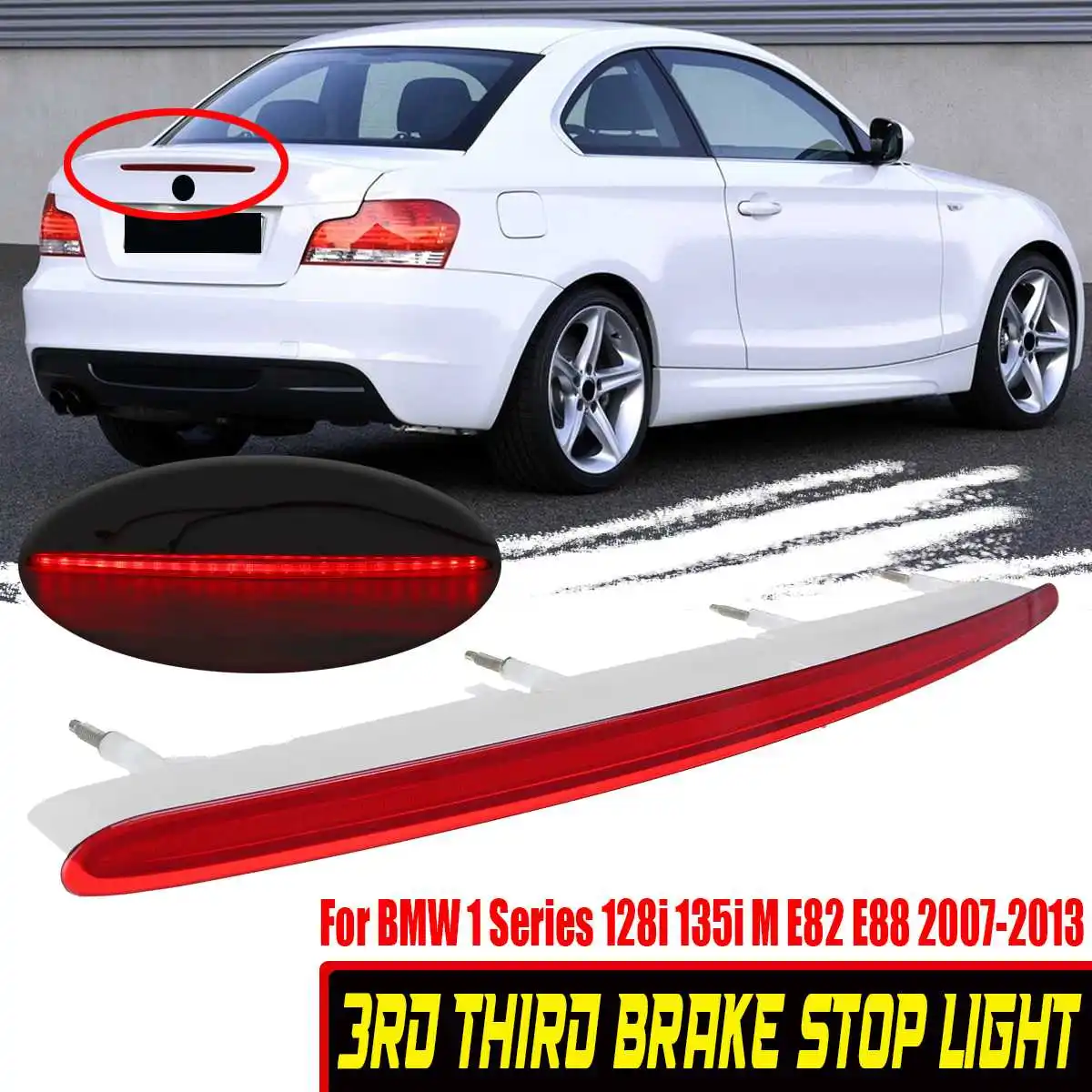 High Level LED Car Rear Tail Brake Light Lamp Third Brake Light For BMW