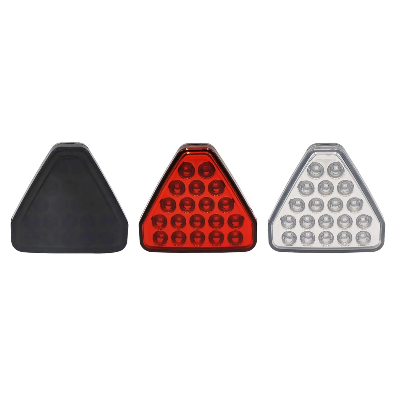 LED Flash Light Triangle Blinking Lamp Warning Light Tail Light Durable