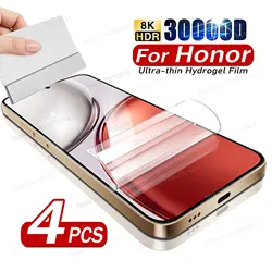 Ultra Clear Slim Hydrogel Film Screen Protector - 4 Pack - Honor X70 (Ultra Thin Clear)