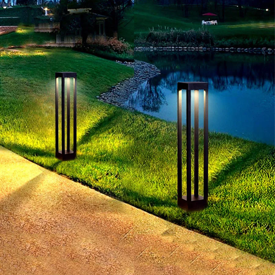 

Waterproof LED Lawn Lamp 10W Modern Garden Courtyard Post Lamp Outdoor Landscape Engineering Garden Path Driverway Light