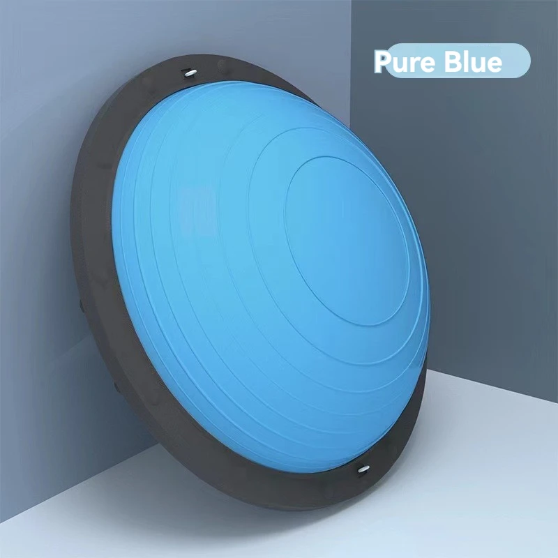 58CM wave speed ball semi-circle balance ball home large explosion-proof yoga studio fitness Pilates foot on the hemisphere