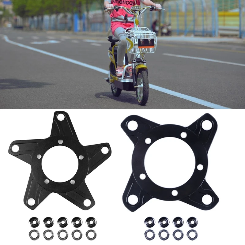 Bafang Ebike electric BBS01 BBS02 motor chain ring adapter 104BCD 130BCD for MTB electric electric bike conversion kit