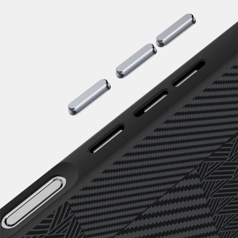 Sleek Carbon Fiber Pattern MagSafe Case with Alloy Camera Protection