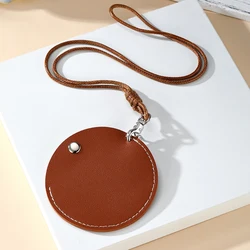 Premium Leather Neck Strap Keychain with Bluetooth Earphone Pouch (1)