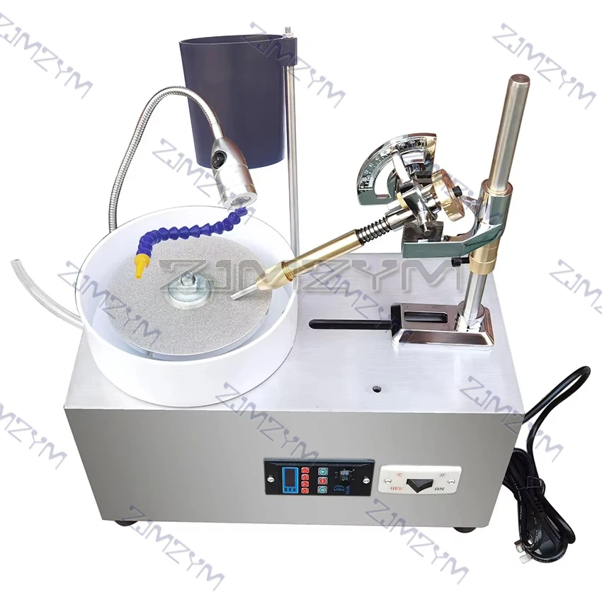 2800RPM Jewelry Processing Gemstone Grinding Polishing Angle Machine Flat Grinding Polishing Faceting Seal Machine