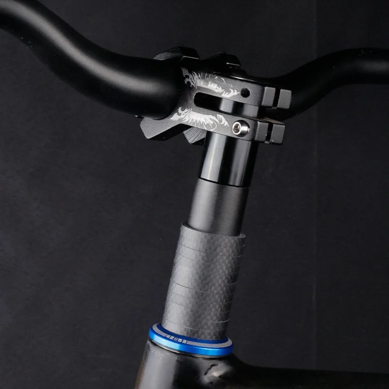 Height Extender for MTB Road BMX Folding Bike Handlebar Stem Concealed Riser Aluminum Alloy Steel Fork Pipes Stem Extension