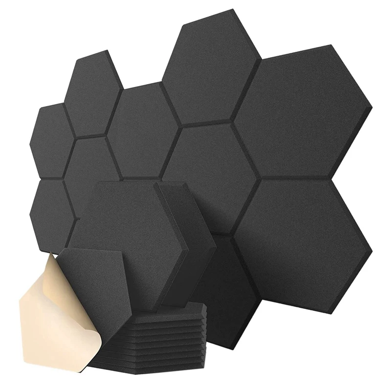 24-pack-self-adhesive-acoustic-panels-12x10x-04-inch-soundproof-foam-panelshexagon-soundproof-panels