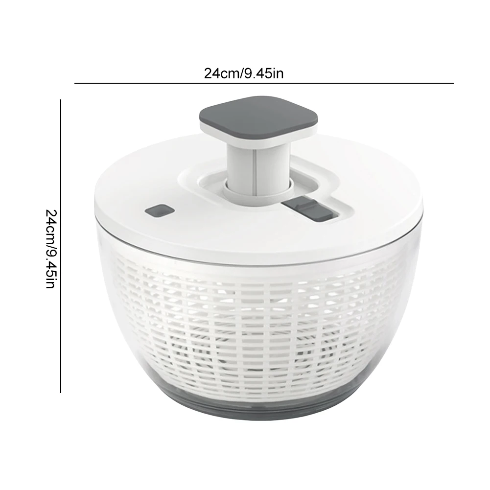 4.5L Vegetable Dehydrator Multifunctional Vegetable Washer Dryer Vegetables Salad Spinner for Home Kitchen