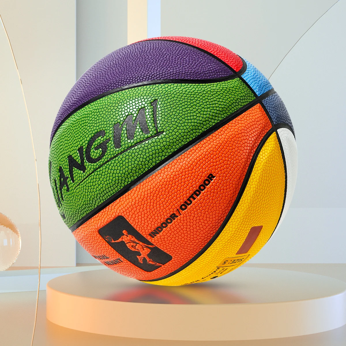 8 Colors Basketball Balls for Kids Child Games Size 3 4 5 6 7 Basketball Training Sport Children's Toys basketball balls