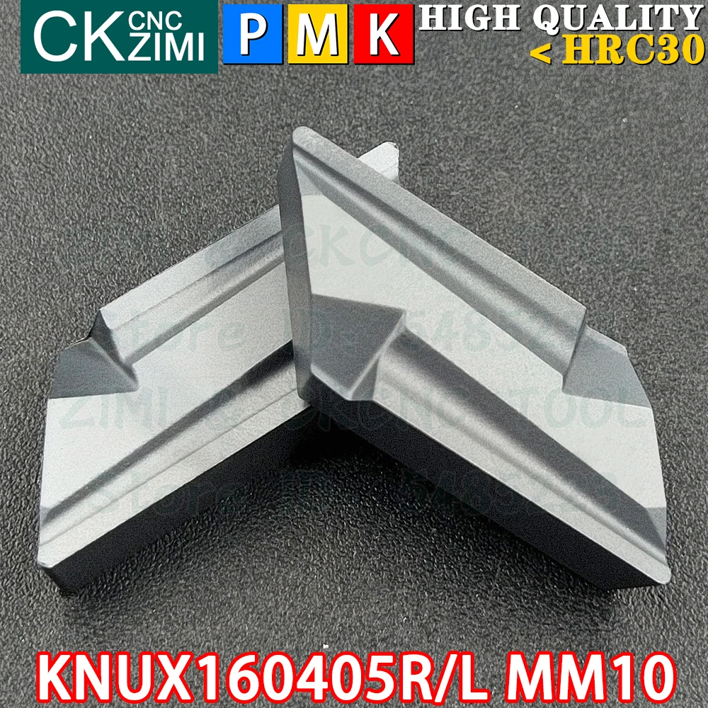KNUX KNUX160405R MM10 KNUX160405L MM10 초경 인서트 선삭 인서트 절삭 공구 DKJNL DKJNR 용 KNUX1604 KNUX 1604 MM10 MM30 CNC 금속 선반 공구